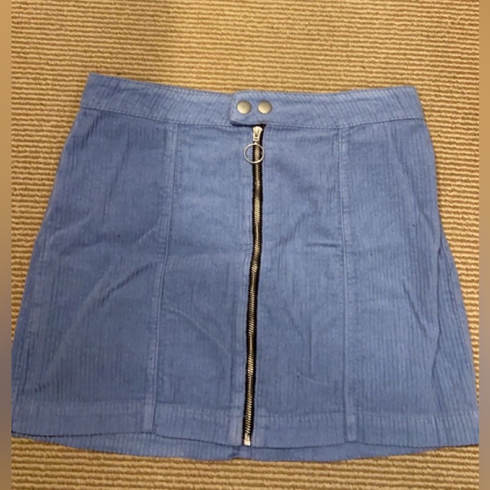 Pacsun corduroy skirt blue periwinkle size 28